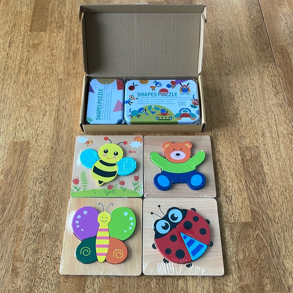 Wooden Puzzles for Toddlers